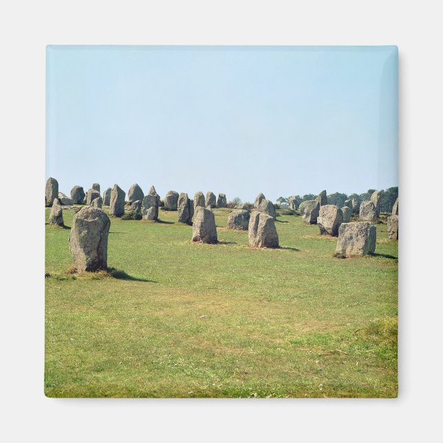 Aimant Alignement des pierres debout, Mégalithique (Devant)