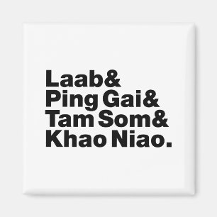 Aimant Alimentation de la rue laotienne