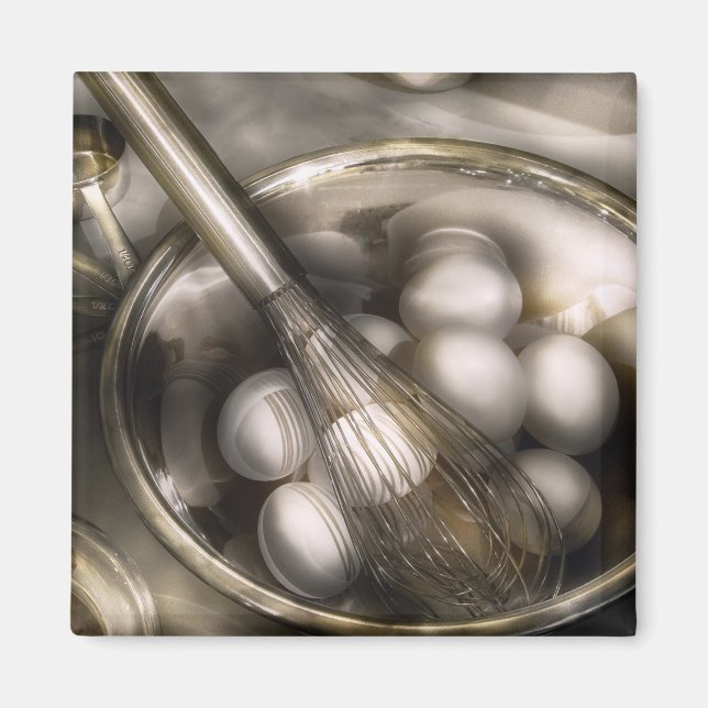 Aimant Alimentation - Mélanger dans les oeufs (Devant)