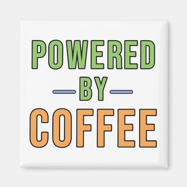 Aimant Alimenté par le café (Devant)