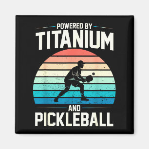 Aimant Alimenté par pickleball drôle de genou hanche en t