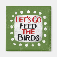 Alimenter L'Aimant Réfrigérateur Oiseaux