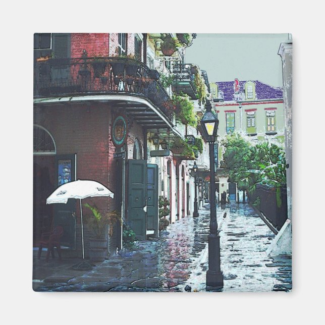 Aimant Allée De Pirates Dans La Pluie (Devant)