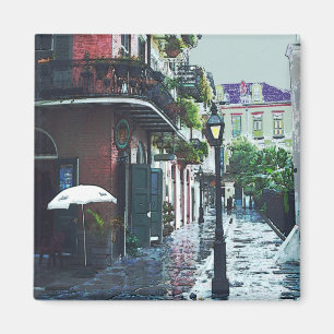 Aimant Allée de pirates sous la pluie