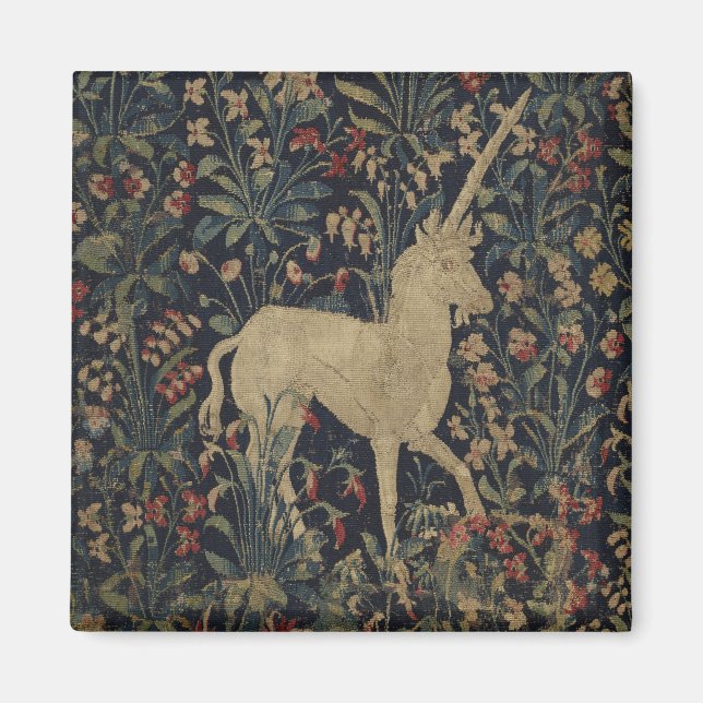 Aimant Allegorical "Millefleurs" Tapestry with Animals (Devant)