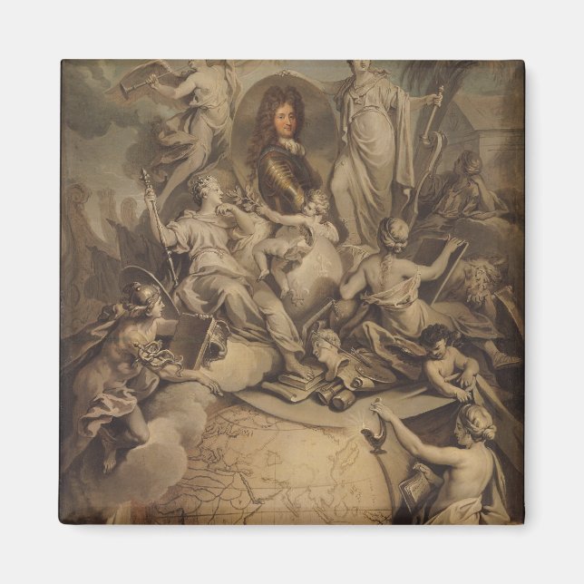Aimant Allégorie de Philippe II Duc d'Orléans, 1718 (Devant)