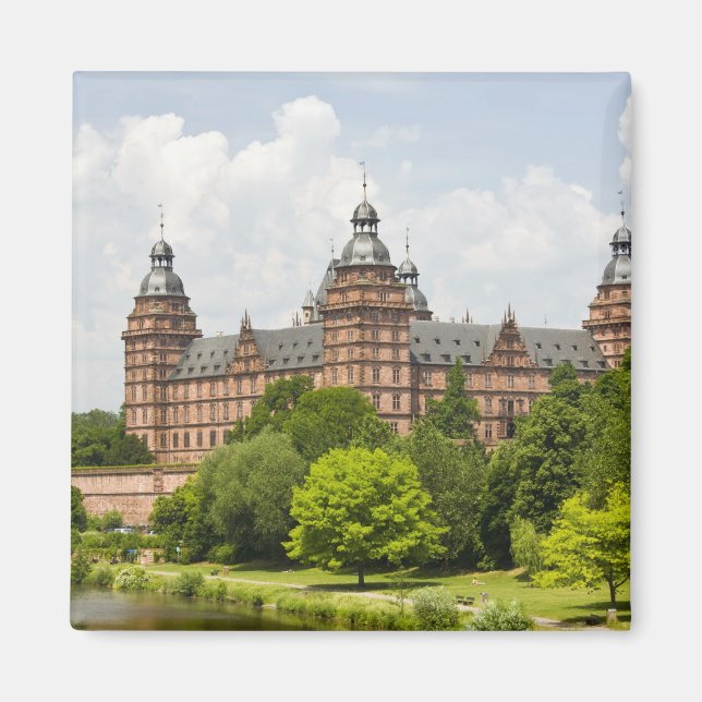 Aimant Allemagne, Bavière, Bayern, Aschaffenburg. Château (Devant)
