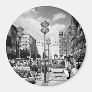 Aimant Allemagne vintage Munich Towngate Karistor
