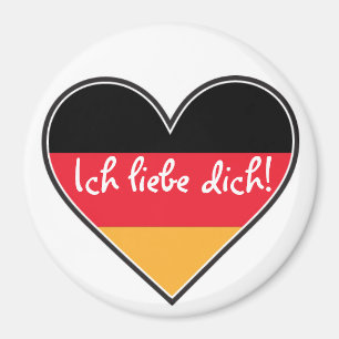 Aimant Allemand - je t'aime