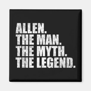 Aimant Allen nom, Allen L'Homme Le Mythe La Légende