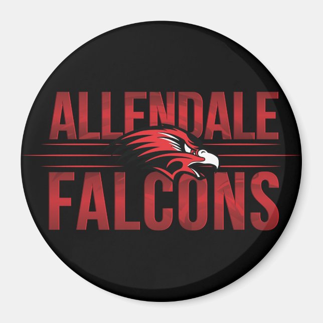 Aimant Allendale Falcons #2 (Devant)