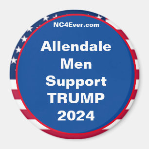 Aimant Allendale Men Support TRUMP 2024