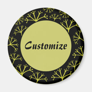 Aimant Aller avec le Modèle Vent - Noir