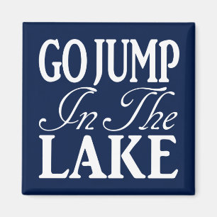 Aimant Aller Sauter Dans Le Lac