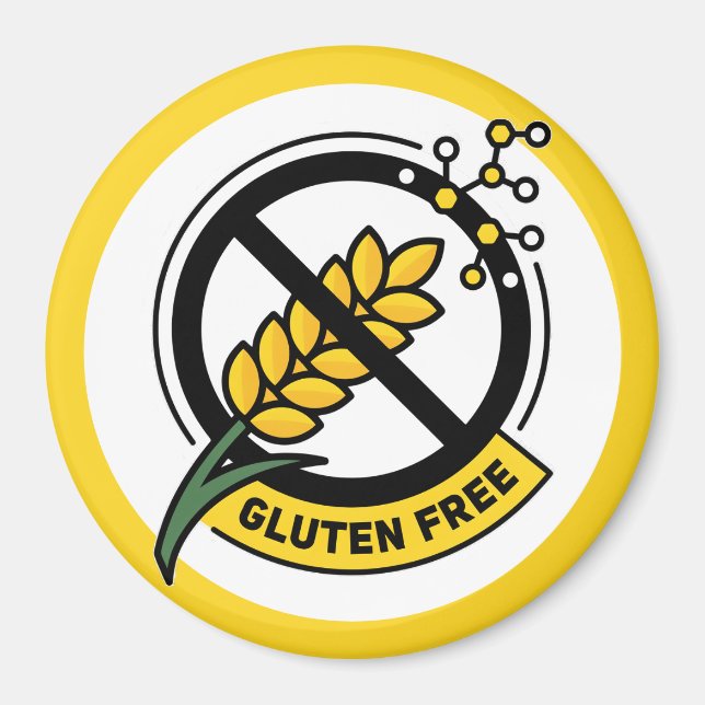 Aimant allergène sans gluten (Devant)