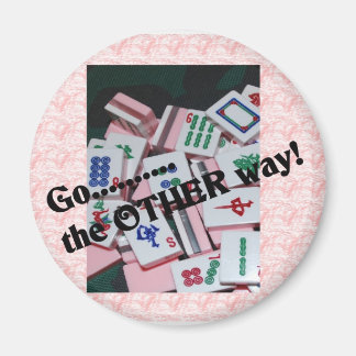 Aimant "Allez dans l'autre sens" mah jongg