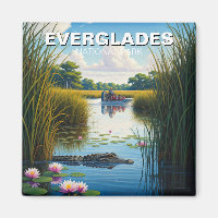Alligator Airboat Everglades Parc National Floride