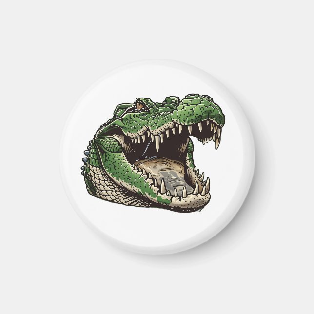 Aimant Alligator, Crocodile, Reptile (Devant)