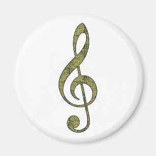 Aimant Alligator Treble Clef