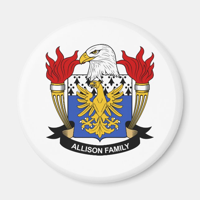 Aimant Allison Family Crest (Devant)
