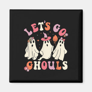Aimant Allons Gouls Drôle Éffrayant Fantôme Halloween pou