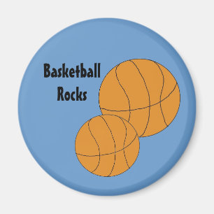 Aimant Allons Jouer Au Basket