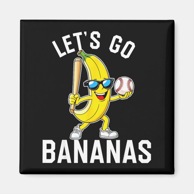 Aimant Allons-y banane  (Devant)