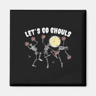 Aimant Allons-y les fantômes Cheerleader Halloween squele
