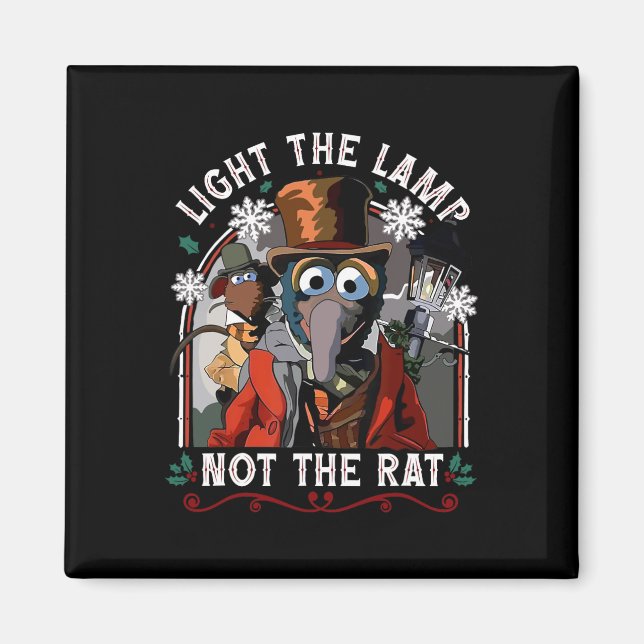 Aimant Allumez La Lampe Pas Le Noël Du Rat (Devant)