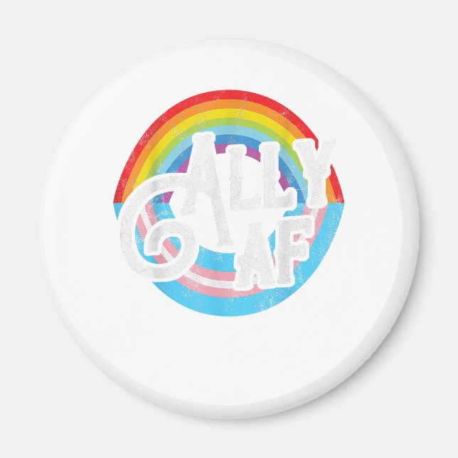 Aimant ALLY AF Trans Don pour un membre LGBT (Devant)