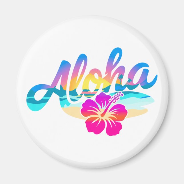 Aimant Aloha été (Devant)