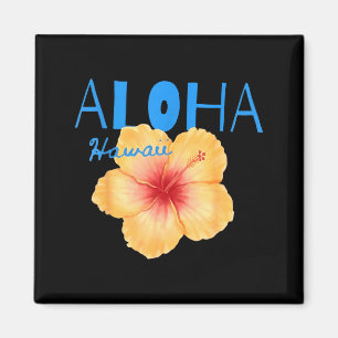 Aimant Aloha hawaii fleur tropicale plage vacances d'été