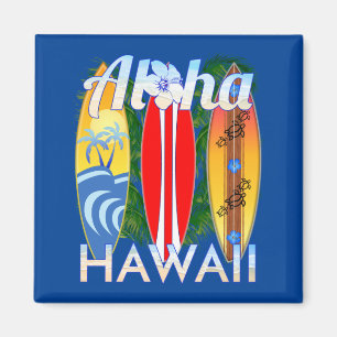 Aimant Aloha Hawaii Iles Surf