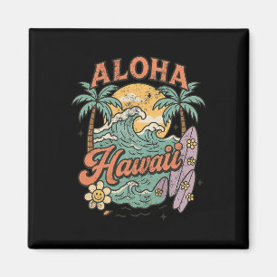 Aimant Aloha Hawaii Surf Design Tropical Eté