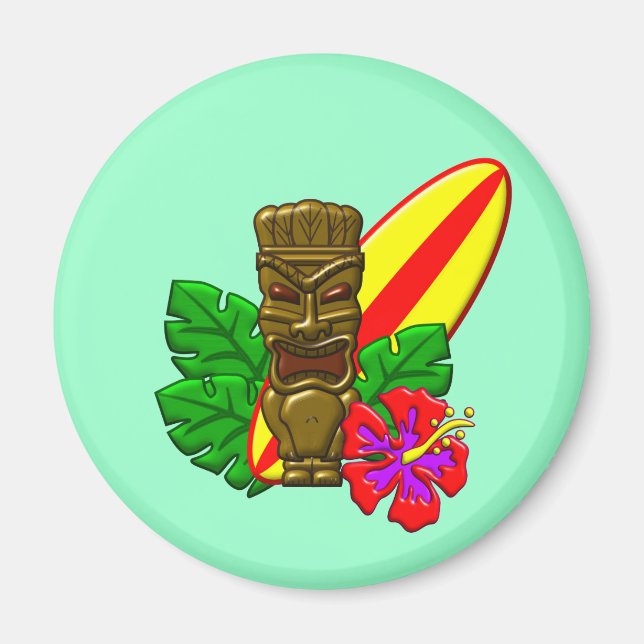 Aimant Aloha Hawaii Surfer (Devant)