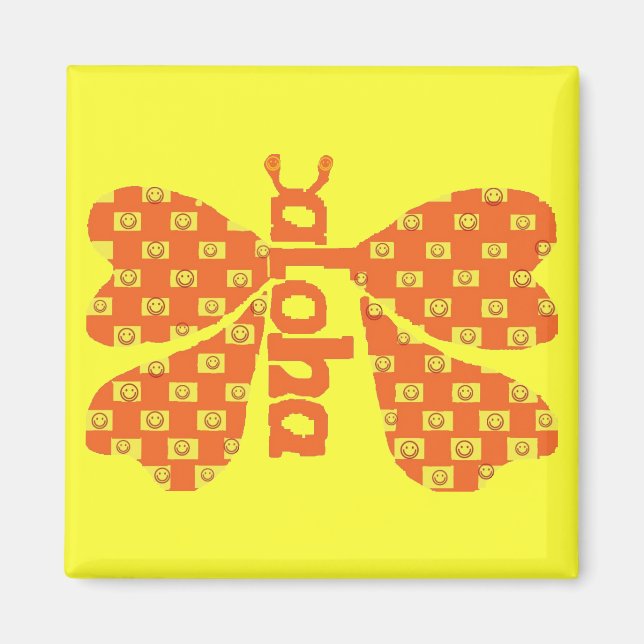 Aimant Aloha Papillon magnétique (Devant)