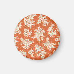 Aimant Aloha Spirit : Hibiscus-Ananas Harmonie.