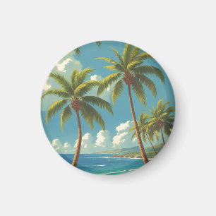 Aimant Aloha Voyage Hawaïen De Style vintage De Hawaii