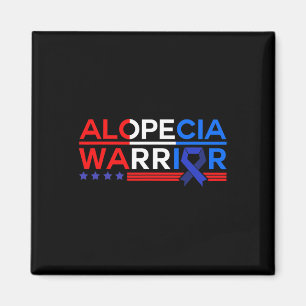 Aimant Alopecia Sensibilisation Perte de cheveux Guerrier