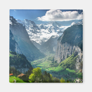 Aimant Alpes impressionnants de la Suisse d'aimant de