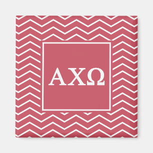 Aimant Alpha motif d'Omega   Chevron de Chi