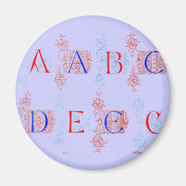 Aimant Alphabet (Devant)
