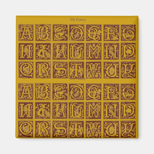 Aimant Alphabet (Devant)