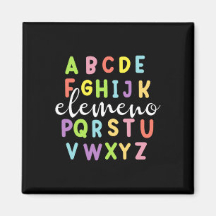 Aimant Alphabet Groovy Abc Elemeno Retour À L'école Ensei