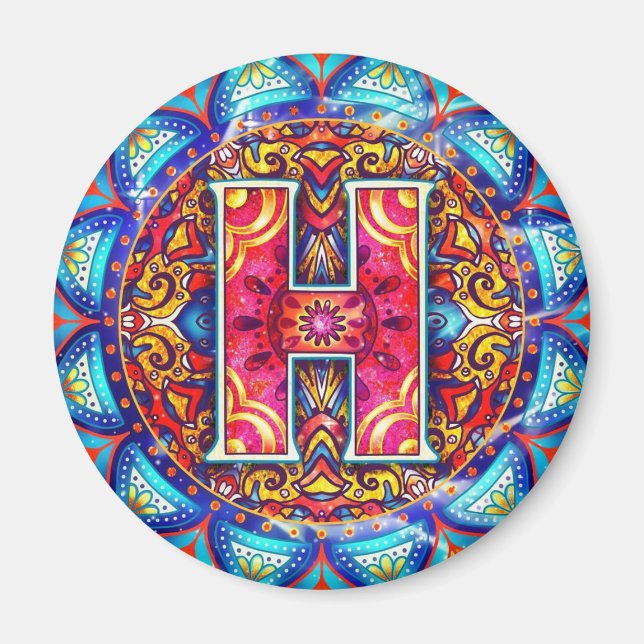 Aimant Alphabet H (Devant)