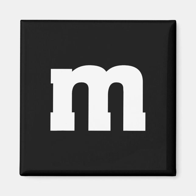 Aimant Alphabet majuscule M (Devant)