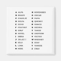 Alphabet phonétique militaire