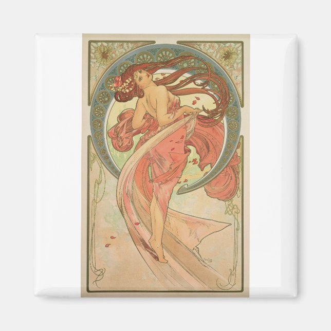 Aimant Alphonse Mucha - Danse (Devant)
