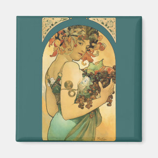 Aimant Alphonse Mucha ~ Fruit ( 1897 )