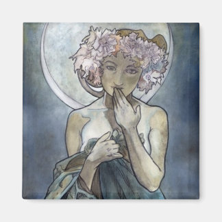 Aimant Alphonse Mucha ~ L'aimant de la lune